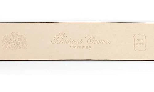 Anthoni Crown Gürtel anthrazit 17M70 Breite ca. 3,5 cm – Bild 5