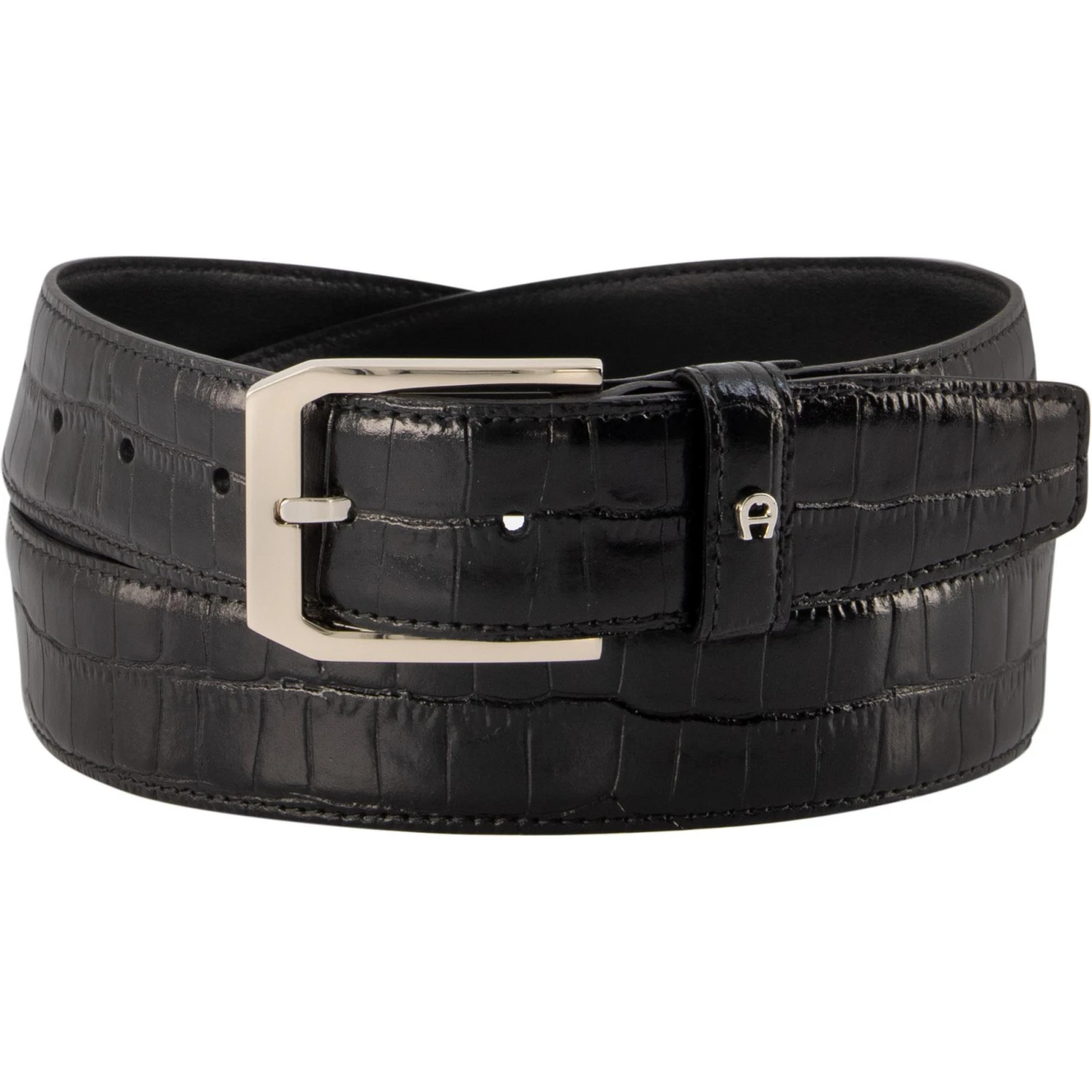 AIGNER Business Gürtel 12637/0007 Schwarz, Breite ca. 3,5 cm, Various