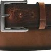 Alberto Gürtel Vintage 01004808/575 Hellbraun, Breite ca. 4 cm, Braun