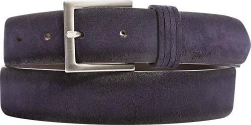POST & CO Velour-Gürtel PR14/navy Breite ca. 3,5 cm