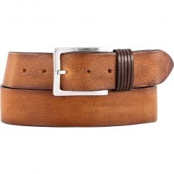 POST & CO Gürtel PR12/nut Braun, Breite ca. 4 cm