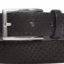 POST & CO Gürtel Printed Snake PR25/nero Schwarz, Breite ca. 3 cm