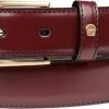 AIGNER Gürtel 1264/0001 Bordeaux, Breite ca. 3 cm
