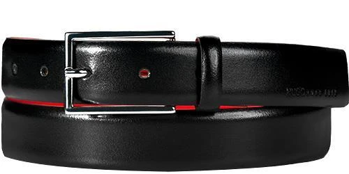 HUGO Gürtel Gavrilo 50176781/001 Schwarz, Breite ca. 3 cm