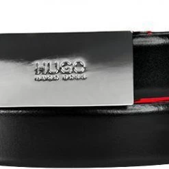 HUGO Gürtel Baldwin-N 50218261/001 Schwarz, Breite ca. 3 cm