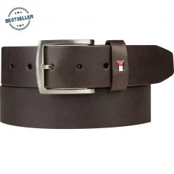 Tommy Hilfiger Gürtel E36786/3162/066 Dunkelbraun, Breite ca. 4 cm, Testa di moro