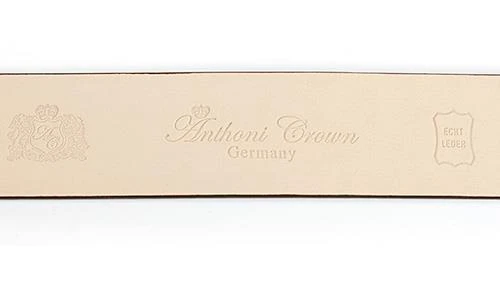 Anthoni Crown Gürtel schwarz 39C10L Breite ca. 4 cm – Bild 4