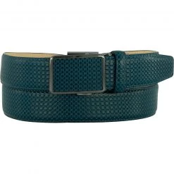 Anthoni Crown Gürtel blau 37KR80 Breite ca. 3,5 cm