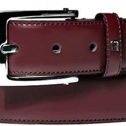 AIGNER Gürtel 126446/0001 Bordeaux, Breite ca. 3,5 cm