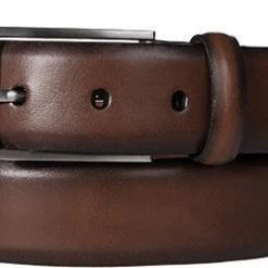 herrenausstatter.de Gürtel 115/64 Cognac, Breite ca. 3,5 cm, Dunkelbraun