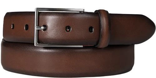 herrenausstatter.de Gürtel 115/64 Cognac, Breite ca. 3,5 cm, Dunkelbraun