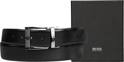 BOSS Gürtel OLSEN-CN 50220322/002 Wendegürtel, Schwarz-dunkelbraun, Breite ca. 3,5 cm, Black