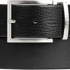 BOSS Gürtel Buddy 50292246/001 Schwarz, Breite ca. 3,5 cm, Black