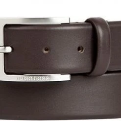 BOSS Gürtel Barnabie 50292247/203 Dunkelbraun, Breite ca. 3,5 cm, Dark brown