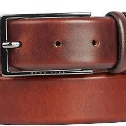 BOSS Gürtel Carmello 50239979/214 Mittelbraun, Breite ca. 3,5 cm, Medium brown