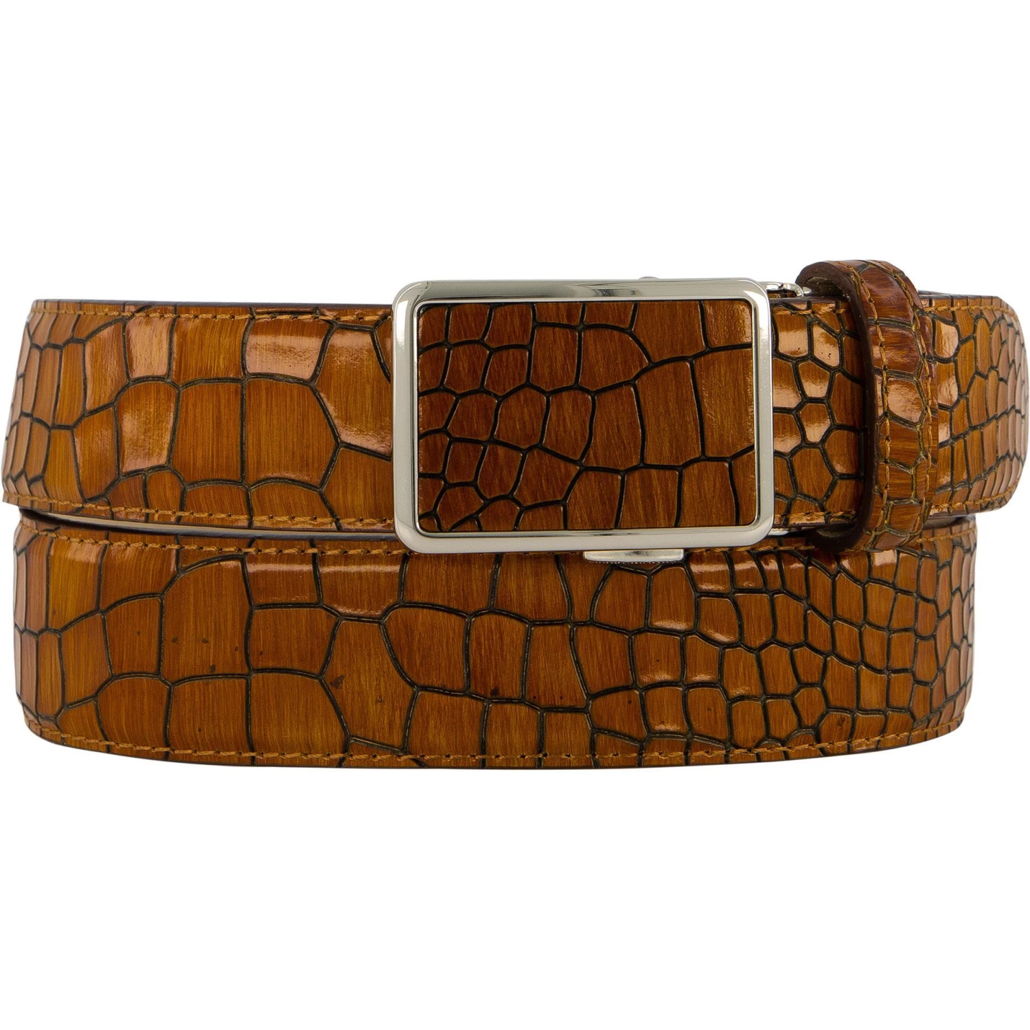 Anthoni Crown Gürtel camel 17KA30 Cognac, Breite ca. 3,5 cm