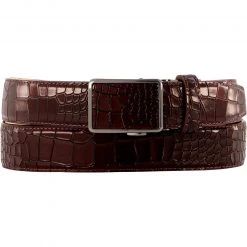 Anthoni Crown Gürtel dunkelrot 37K65 Marsala, Breite ca. 3,5 cm