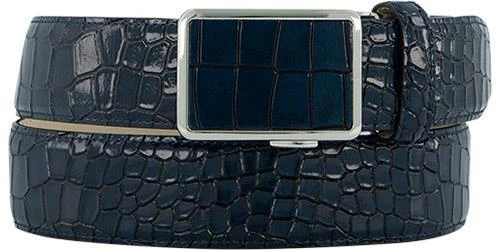 Anthoni Crown Gürtel blau 17K80 Navy, Breite ca. 3,5 cm – Bild 2