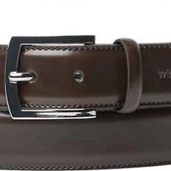 Windsor Gürtel 4394/52 Kastanienbraun, Breite ca. 3,5 cm, Dark brown