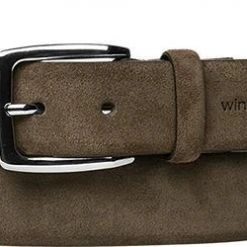 Windsor Gürtel 4395/55 Mittelbraun, Breite ca. 3,5 cm, Cognac