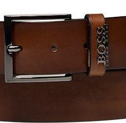 BOSS Gürtel Senol 50281069/210 Hellbraun, Breite ca. 3,5 cm, Medium brown