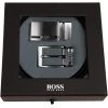 BOSS Gürtel Galliz 50286255/002 Wendegürtel mit zwei Schließen im Set, Black