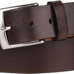 herrenausstatter.de Gürtel 135/65 Dunkelbraun, Breite ca. 4 cm