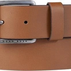 BOSS Gürtel Jeeko 50386229/210 Cognac, Breite ca. 4 cm, Medium brown