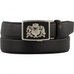 Anthoni Crown Gürtel schwarz 18C10L Breite ca. 4 cm