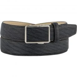 Anthoni Crown Gürtel denim grau 17JN70 Breite ca. 3,5 cm