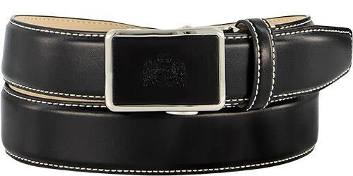 Anthoni Crown Gürtel schwarz 17WS10 Breite ca. 3,5 cm – Bild 2