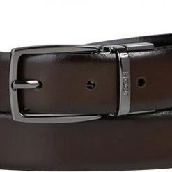 JOOP! Gürtel 7208/52 Wendegürtel, Dunkelbraun-schwarz, Breite ca. 3 cm, Dunkelbraun