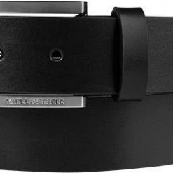 KARL LAGERFELD Gürtel 815300/0/500498/990 Schwarz, Breite ca. 3,5 cm