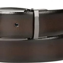 RENÉ LEZARD Gürtel 88/17/GU88S/10000/881 Dunkelbraun, Breite ca. 3 cm