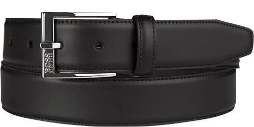 BOSS Gürtel Ellotyo 50385849/001 Schwarz, Breite ca. 3,5 cm