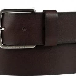 BOSS Gürtel Sjeeko 50424683/202 Dunkelbraun, Breite ca. 4 cm