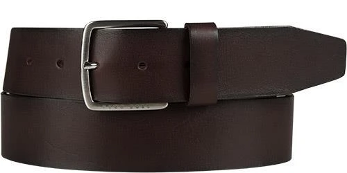 BOSS Gürtel Sjeeko 50424683/202 Dunkelbraun, Breite ca. 4 cm