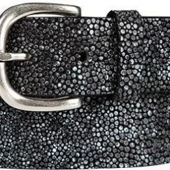 POST & CO Gürtel 8202/nero Breite ca. 3,5 cm