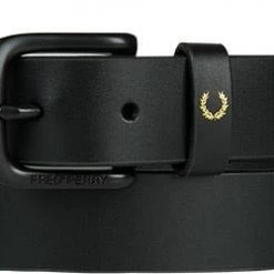 Fred Perry Gürtel BT9462/102 Schwarz, Breite ca. 3 cm