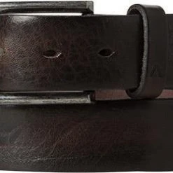 Alberto Gürtel Happy Cow 01008219/599 Dunkelblau, Breite ca. 3,5 cm, Dunkelbraun