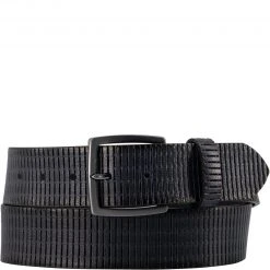 Alberto Gürtel Stripe Stamp 01008301/880 Dunkelblau, Breite ca. 4 cm