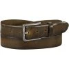Alberto Gürtel Happy Cow 01008219/690 Braungrün, Breite ca. 3,5 cm