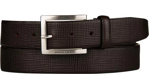 Pierre Cardin Gürtel 1070373/023 Dunkelbraun, Breite ca. 3,5 cm – Bild 2