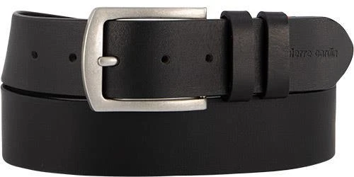 Pierre Cardin Gürtel 1070375/010 Schwarz, Breite ca. 4 cm – Bild 2