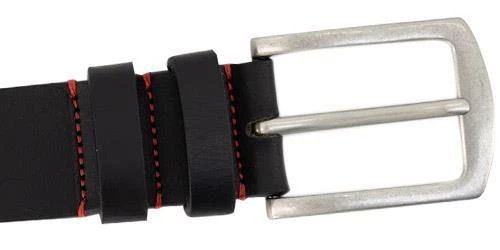 Pierre Cardin Gürtel 1070375/010 Schwarz, Breite ca. 4 cm – Bild 3