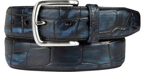 Lindenmann Gürtel 1580515/040 Marineblau, Breite ca. 4 cm, Marine – Bild 2