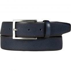 Lindenmann Gürtel 1000392/040 Marineblau, Breite ca. 3,5 cm, Marine