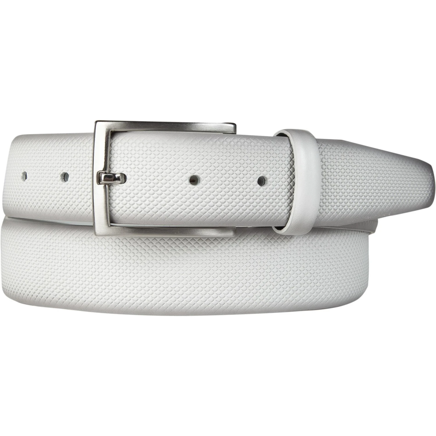Lindenmann Gürtel 1000392/070 Weiß, Breite ca. 3,5 cm