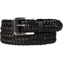 Lindenmann Gürtel 1005046/010 Schwarz, Breite ca. 3,5 cm