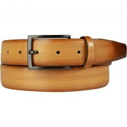 Lindenmann Gürtel 1520618/022 Cognac, Breite ca. 3,5 cm